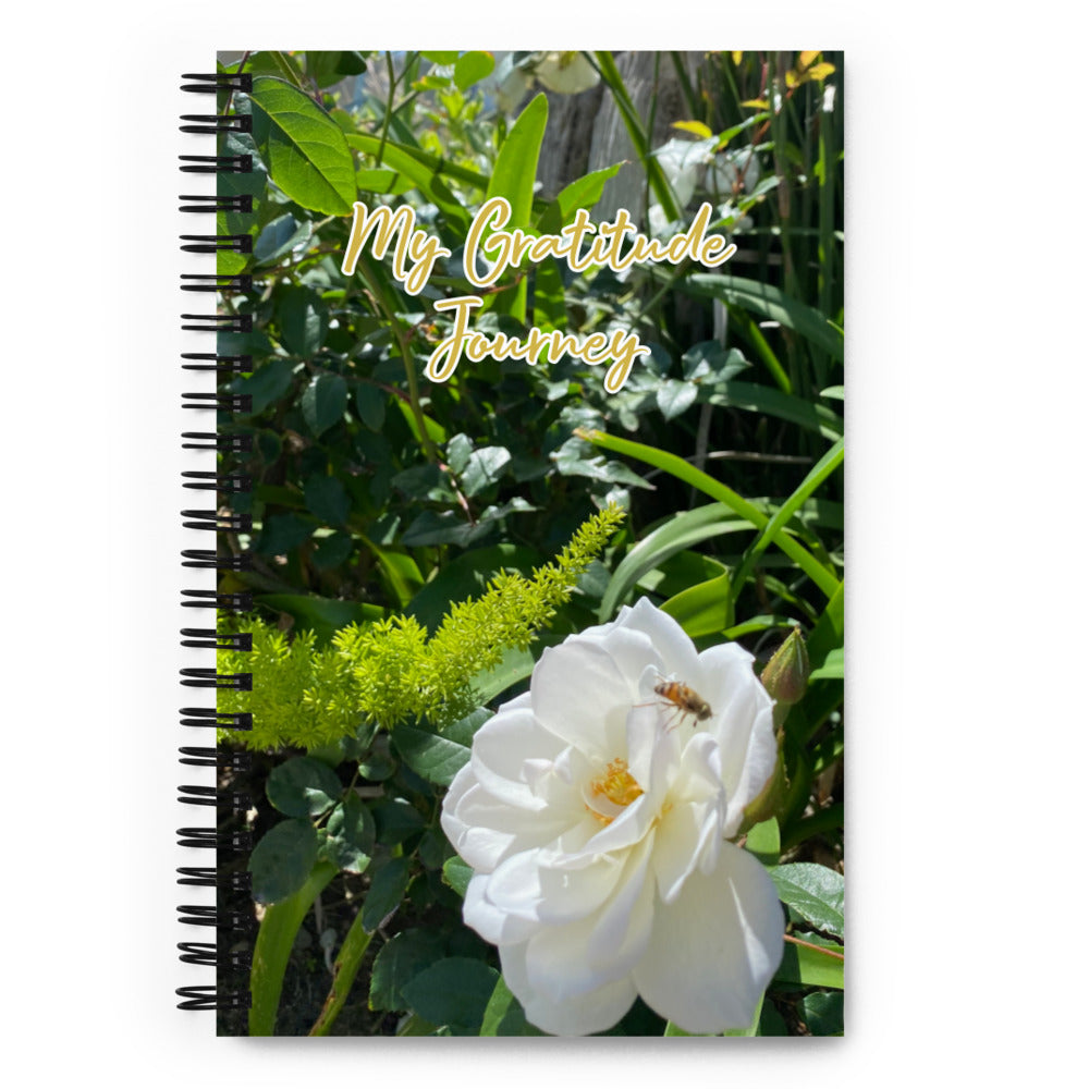 My Gratitude Journey - spiral notebook