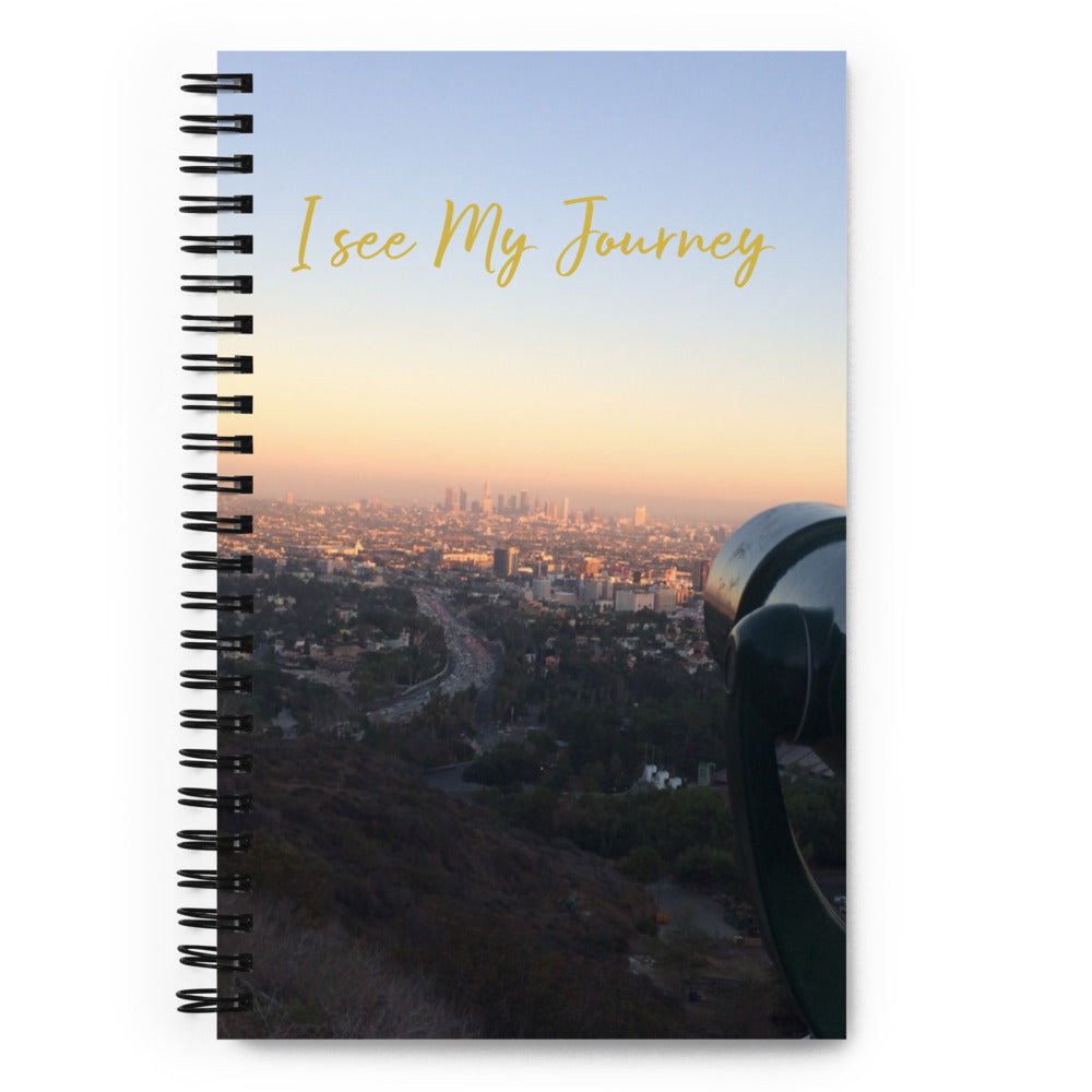 I See My Journey - spiral notebook