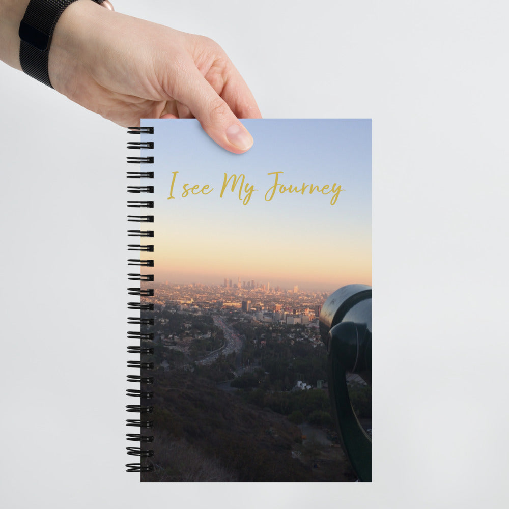 I See My Journey - spiral notebook